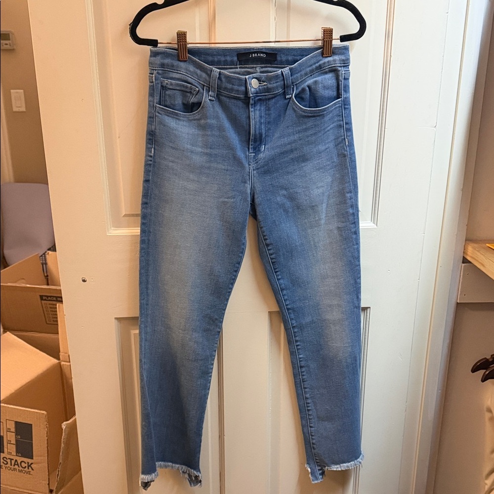 J Brand Selena Light Blue Ankle Jeans